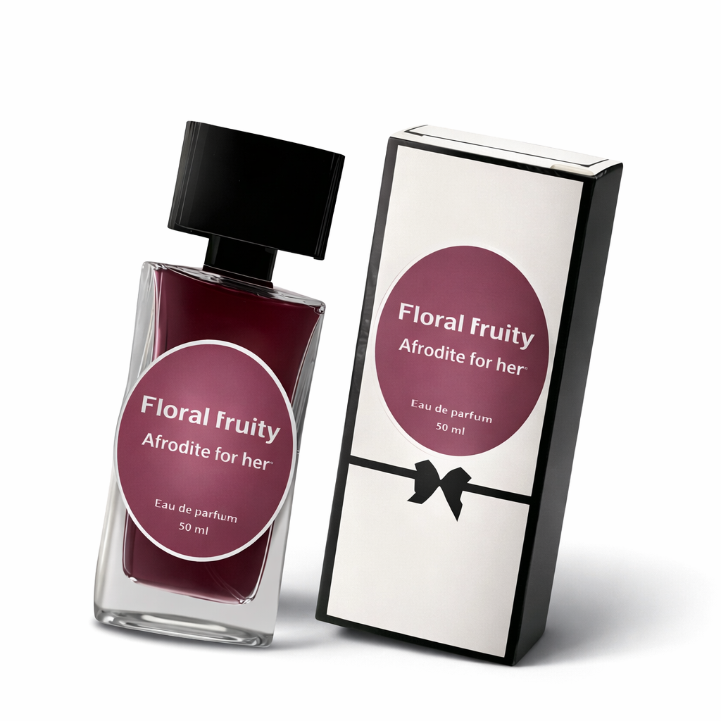 Floral fruity afrodite perfume.